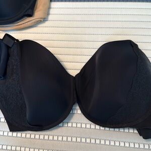 Soma Black Vanishing 360 Perfect Coverage Bra Underwire 38DDD